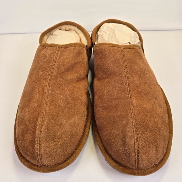 Ugg Scuff Romeo Chestnut Men’s Size 10 /43 5112 Sheepskin Stretch Slippers - Picture 3 of 9